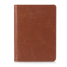 Load image into Gallery viewer, Passport Holder Travel Wallet RFID Blocking Case Cover, EpicGadget Premium PU Leather Passport Holder Travel Wallet Cover RFID Blocking Case (Brown)