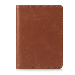 Passport Holder Travel Wallet RFID Blocking Case Cover, EpicGadget Premium PU Leather Passport Holder Travel Wallet Cover RFID Blocking Case (Brown)